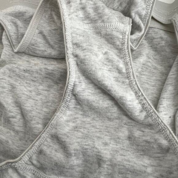 Vintage Victoria Secret Signature Soft-Stretchy Hi Leg Rio Panty Grey Size Small - Picture 4 of 5